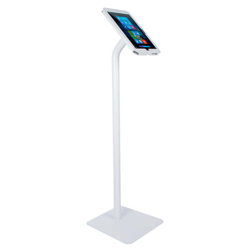 Elevate II Floor Stand Kiosk for Surface Pro 6/5/4/3 (White)