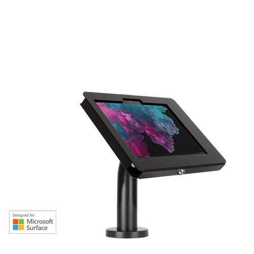 Elevate II Wall | Countertop Mount Kiosk for Surface Go (Black)