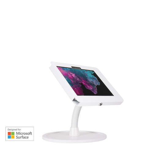 Elevate II Flex Countertop Kiosk for Surface Go (White)